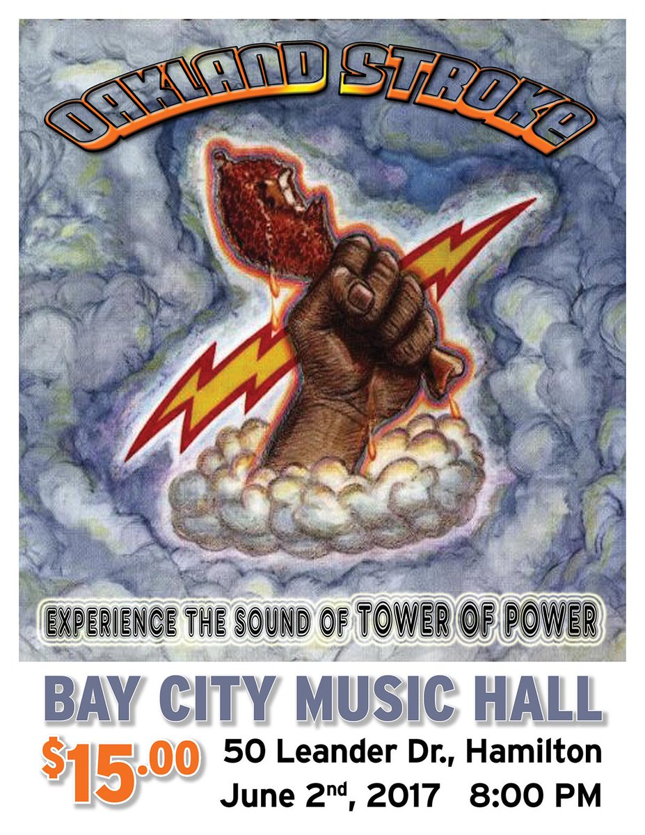 rockstarauthor's tweet photo. @loupomanti's #OaklandStroke hits the stage at @BayCityHamilton 8pm #June2 Tickets going fast! Get yours at @DrDiscTICKETS #PicksAndSticks https://t.co/K287EEC9nx