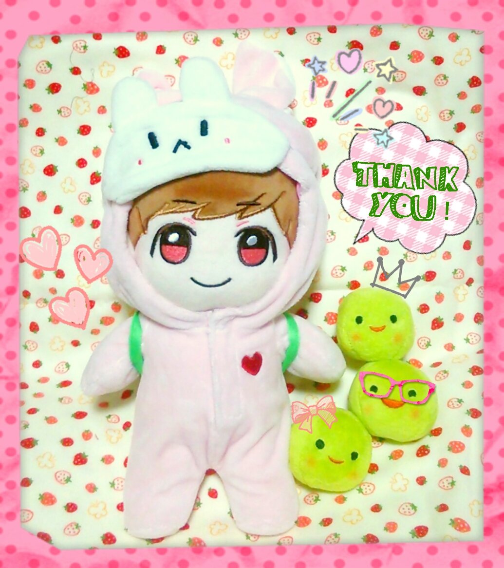 Niiimo37's tweet photo. @vixxHH_GO きのう無事にコンジェビちゃん届きました！とってもかわいいコンジェビちゃん☆たくさんかわいがりますっ😘丁寧に対応して頂き本当にありがとうございました💕
@erminekong929  어제 너무너무 귀여운 콩제비를 잘 받았습니다💕💕 정말로 감사합니다🐰🍇 https://t.co/UcmvCv21pB