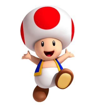 alexcorea's tweet photo. I just realized that Toad wears that vest because he can't fit a regular shirt over his head. https://t.co/eQsssjuMxC