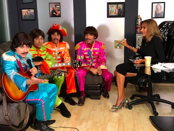 LaSagaOficial's tweet photo. #SagaLive 😍
@grupo_help el mejor grupo de tributo a The Beatles en México. ¡Qué talento! @Adela_Micha https://t.co/V2WdqmprUd https://t.co/VEOp0BUBet