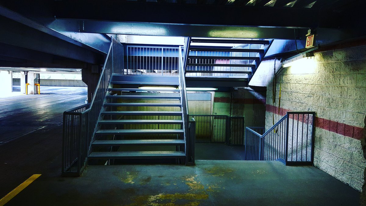 RPPnation's tweet photo. Yet another creepy staircase. 

#starecase #parkinggarage #washingtondc #silenthill https://t.co/k3ChN59XI9