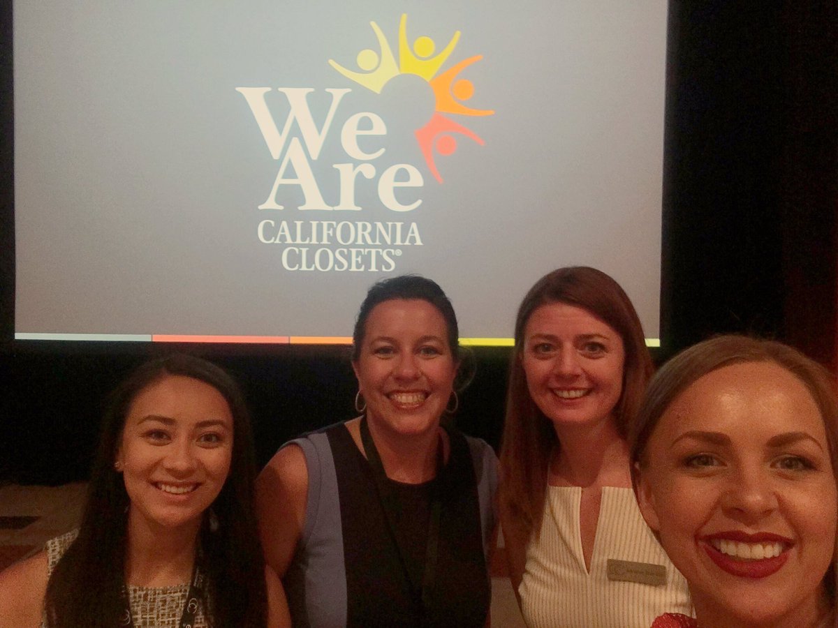 CaliClosetsMN's tweet photo. Our California Closets National Convention is about to kick off!  #WeAreCaliforniaClosets
#californiaclosets #team https://t.co/c2YTTmnhxb