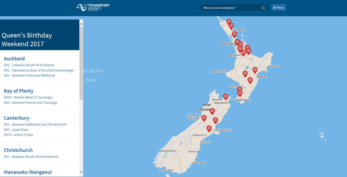 Going away for Queens Birthday weekend? Use the Holiday Hotspots Map to help plan your journey.^SM ow.ly/Qbg830c76zO