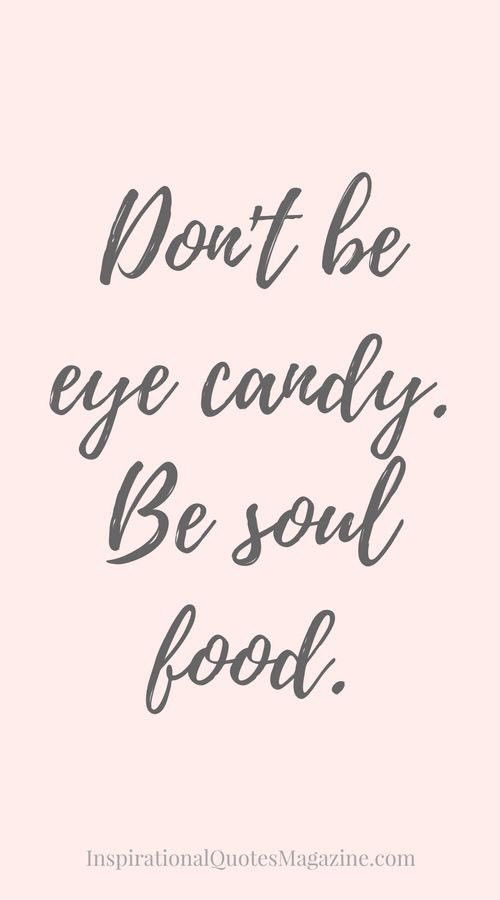 herr_ny's tweet photo. Don't be eye candy. Be soul food.
#soulfood #thankful #happiness https://t.co/tvjh6TevKu
