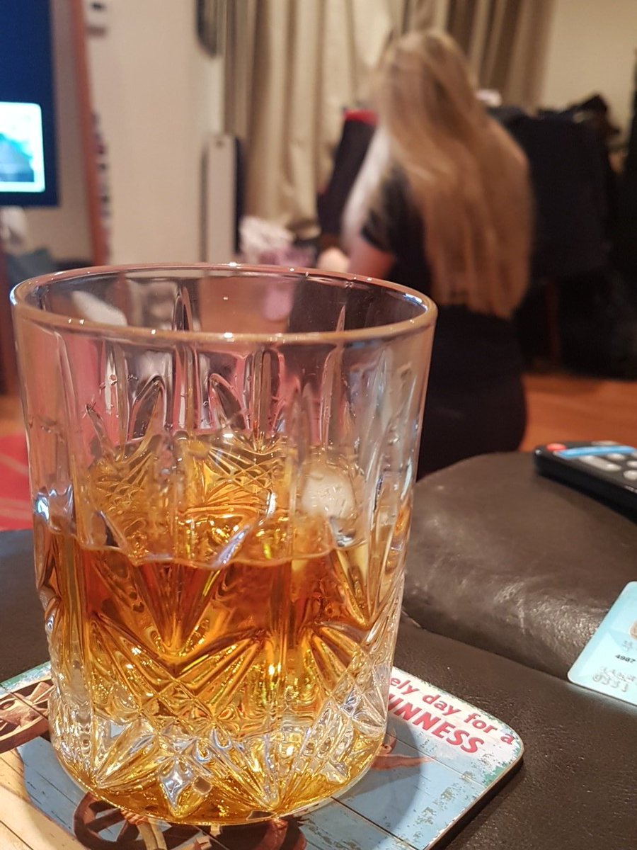 John_Kavanagh's tweet photo. When you've done another 12hr day and your woman brings you a single malt and asks can she try on outfits for you. Keep on truckin 🤘 https://t.co/6cOKtIr37P