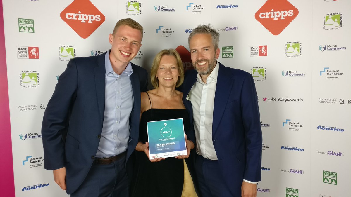 interactivered's tweet photo. Very pleased to have won a silver tonight at the @kentdigiawards for our work with @TestudoRecruit and @jwanstall won some @ChapelDownWines https://t.co/vxSI2ULoLH