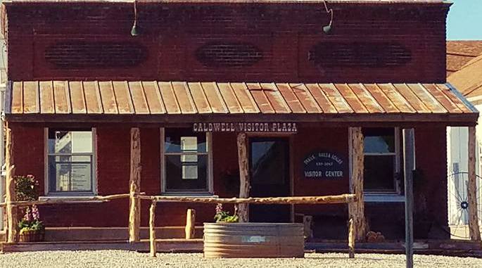 Caldwell Opera House hosting Chisholm Trail 150th exhibit thru June 25. Awesome stuff! Plus museum, Visitor Center, &amp; walking sign tour