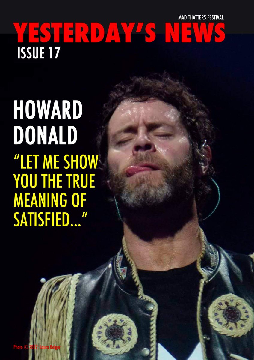 We'll leave you with this tonight. The latest edition of #YesterdaysNews a must see for <a href="/HowardDonald/">Howard Donald</a> fans. Thanks for the pic <a href="/laurabolger/">Laura Bolger</a>