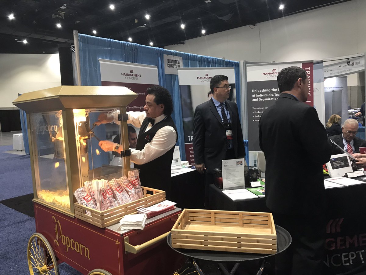 Mgmt_Concepts's tweet photo. Popcorn 🍿 is a pippin' at booth 320! Stop by and grab a bag! @asmctweets #PDI2017 https://t.co/R6JoDXBeIK