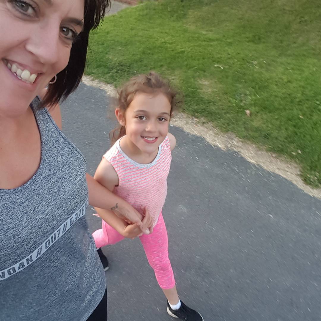 kellypowell1980's tweet photo. Nice run with emma #running #fitness #daughter https://t.co/okgp2uElnN