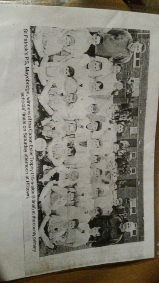 jc__19's tweet photo. Congrats to my old primary school on a great win this evening! throwback to last time @MayobridgeGAC #1998 #choggs #skipper #peak https://t.co/cD2SSaTGfh