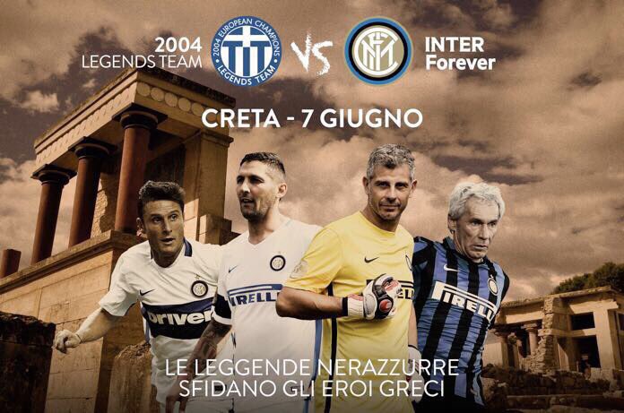 Importante partita con Inter forever il 7 Giugno a Creta! 💙🖤⚽️ #forzaInter #interforever