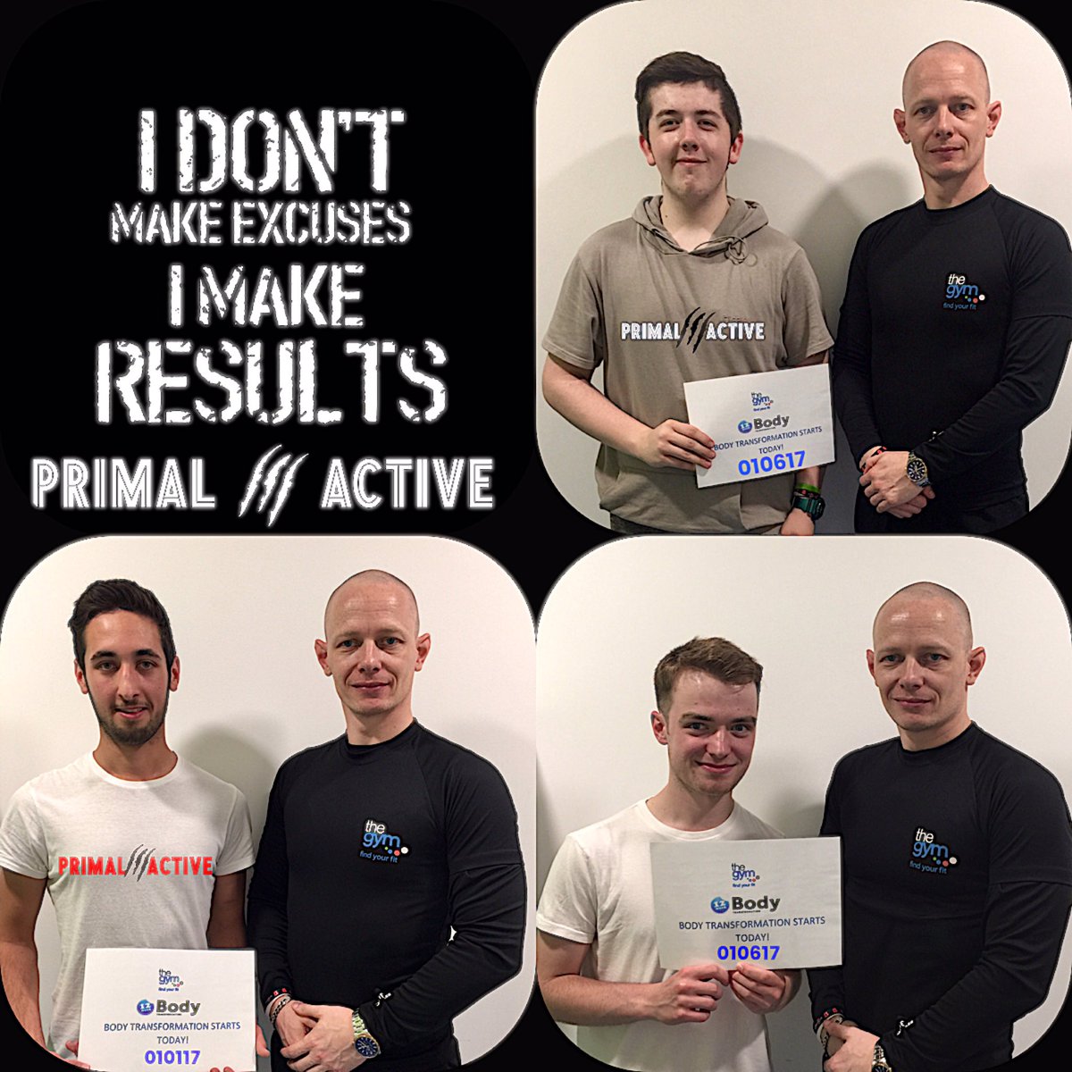 PrimalBootcamp's tweet image. So our 3 Body Transformation Warriors are Weighed &amp;amp; Measured!! 
Please show them some Twitter Support. 
@TheGymGroup #fitness #coachnutty