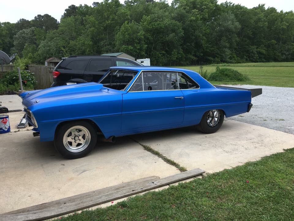 twsgraphics's tweet photo. Outside pics of this exterior color change on this sweet little Chevy II with @3MGraphics Satin Perfect Blue by @thewrapshark @MrsWrapShark https://t.co/GWtBmqe8IL