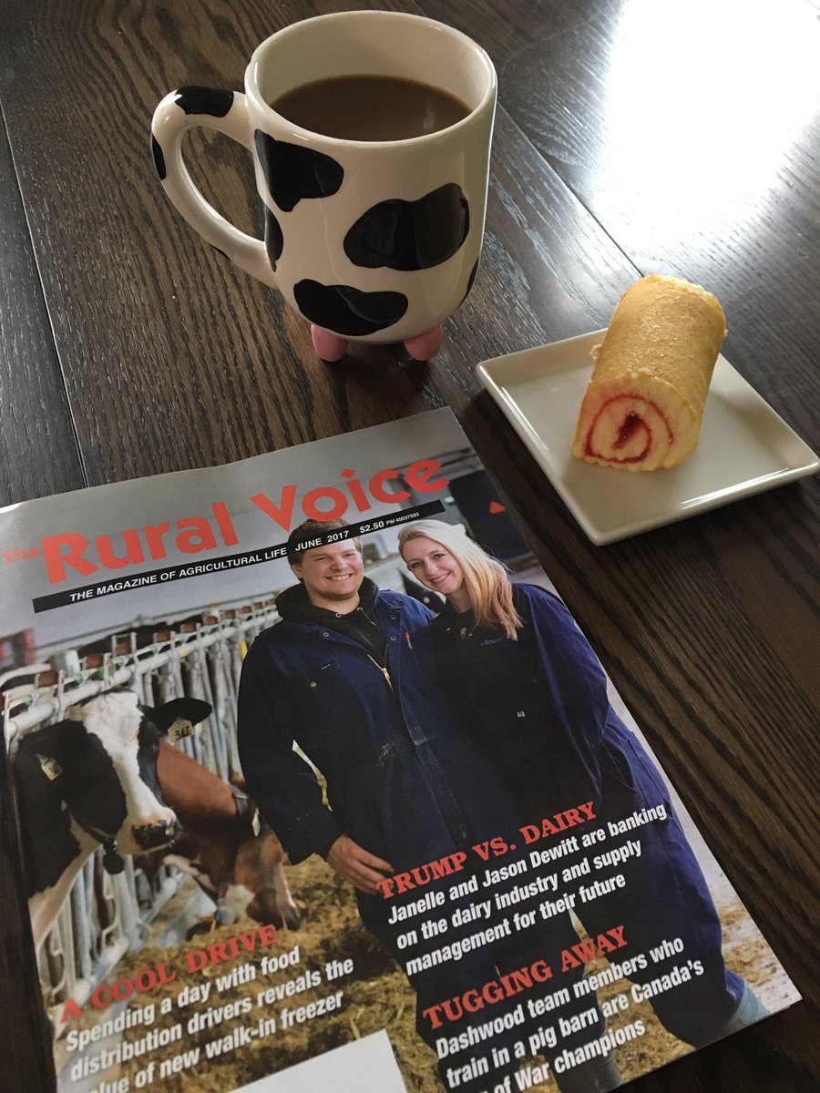 Was surprised be on the cover with my beautiful wife <a href="/NellyVeen/">Janelle DeWitt</a>! And on #WorldMilkDay to boot! #WorldMilkDayCa