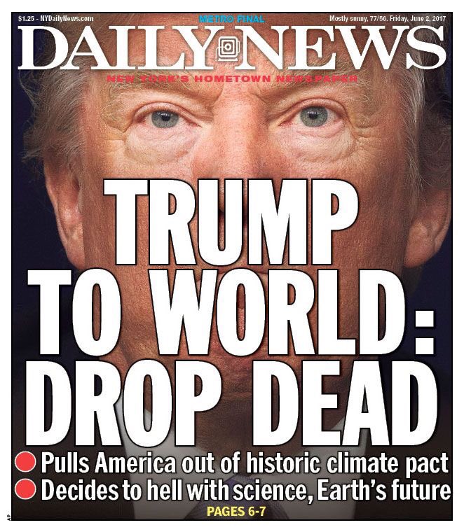 Wow — tomorrow's @NYDailyNews