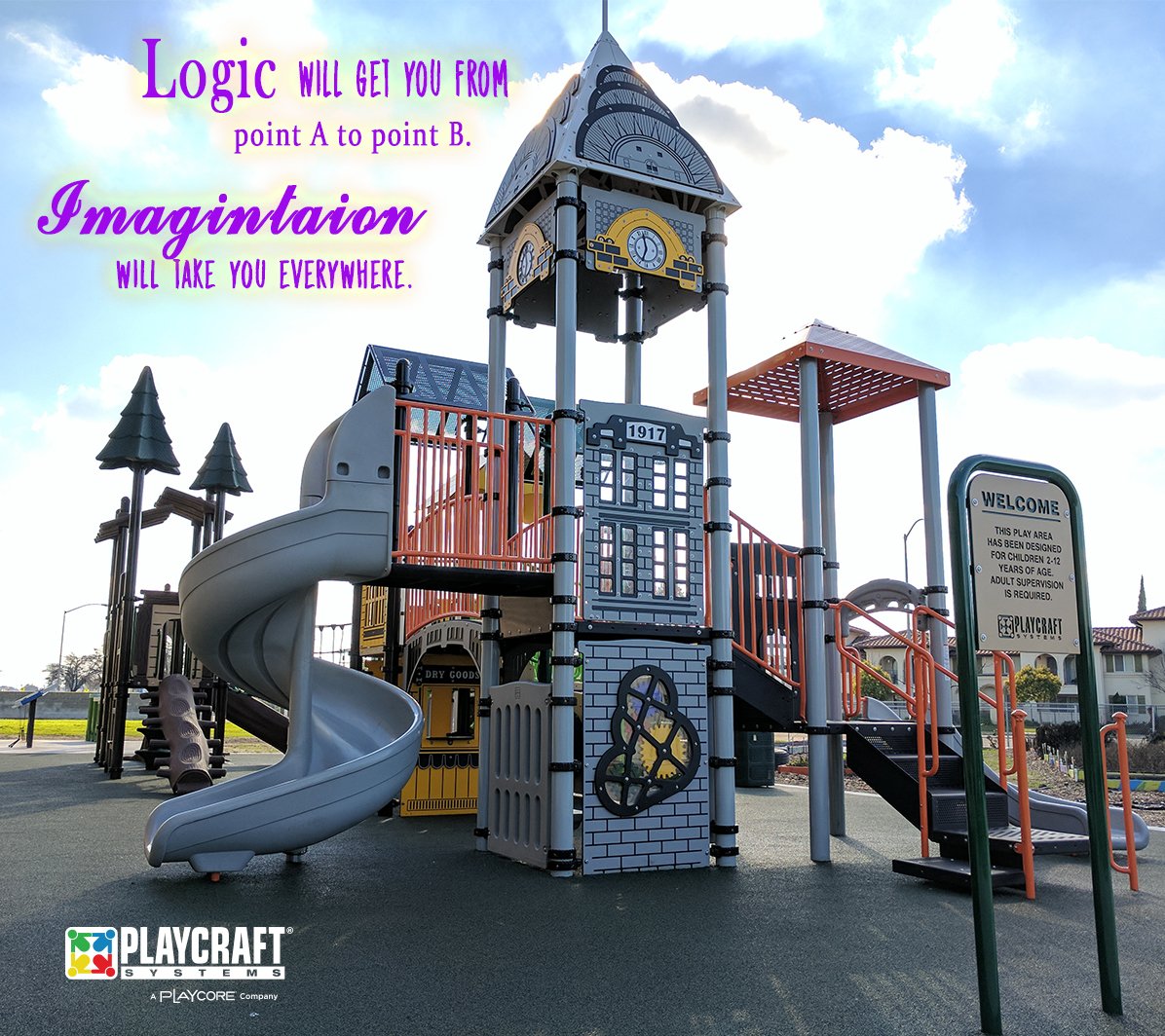 PlaycraftOnline's tweet photo. Get creative. Use your #imagination. Think big. Never stop.
#citytheme #playgrounds #playlikeakid #outdoorlearning #playcraftsystems https://t.co/jBhWczZ2SJ