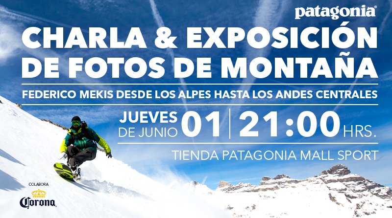 onceoverCL's tweet photo. [Hoy 21:00hrs!!] Charla y exposición de fotos de montaña del destacado rider chileno Federico Mekis 😎 https://t.co/htcT7RRY6l
