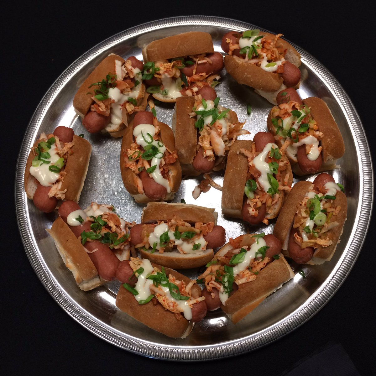 NetAccessInc's tweet photo. Let's be frank: #TheOtherBird offers up some yummy bites! Thanks for supporting #NASLaunch. @erindunham22 https://t.co/S09mZR5XTr