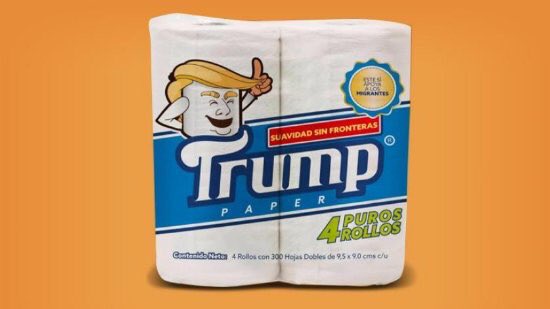 Finally a use for #Trump toilet paper! Wish we could just flush him away!