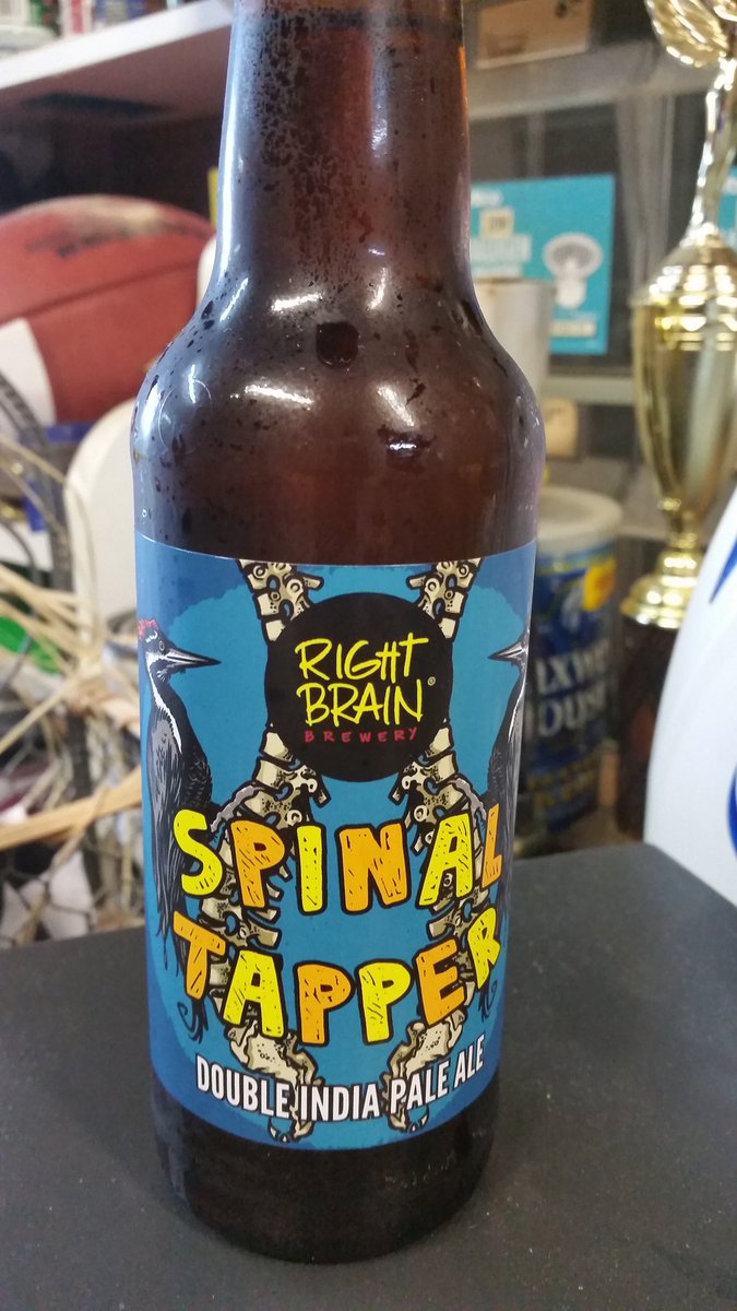 PitmasterBubba's tweet photo. There's DIPA's, then there's @rightbrainbrew #spinaltapper. https://t.co/wG5s8YzXpn
