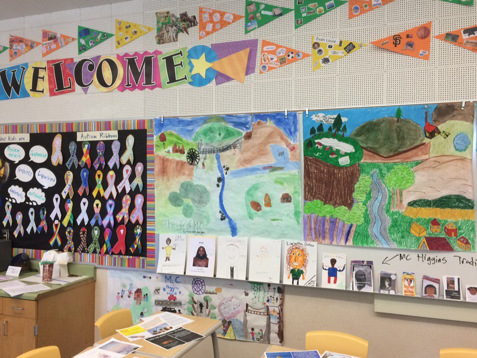 CrockerVikings's tweet photo. Crocker is ready for open house! Room 8 is displaying student work all over the walls. See you soon. https://t.co/yIIid1ymds