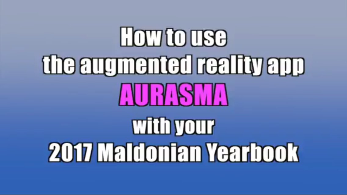 Maldonian17's tweet photo. You got the book, now learn how to use Aurasma to see some of the cool videos in it. Hop over to YouTube and search Maldonian 2017 to learn https://t.co/v2bemwehLL