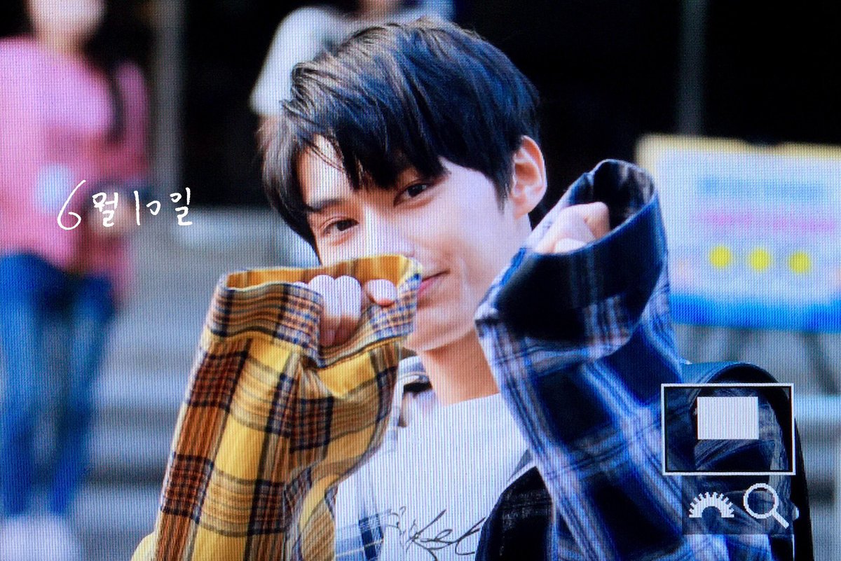 170602 뮤뱅출근 #세븐틴 #준 #준휘 #SEVENTEEN #JUN #文俊辉 俊辉啊💛💛💛🖤🖤🖤