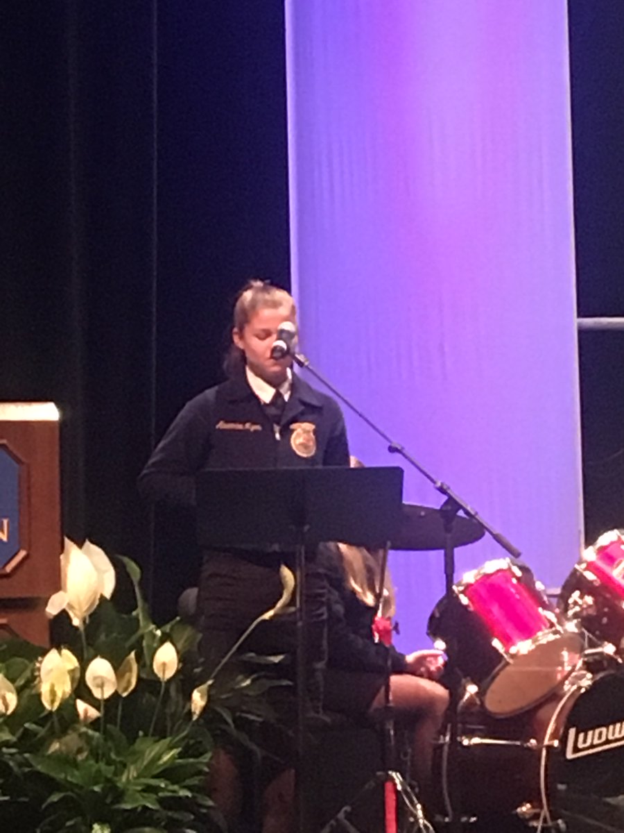 holtonFFA's tweet photo. Alex Myers is doing a great job in the State FFA Band! Thanks to Mr Malsom for recommending her. #transformKSFFA #thebandishot https://t.co/ZJlqIu6Vyq