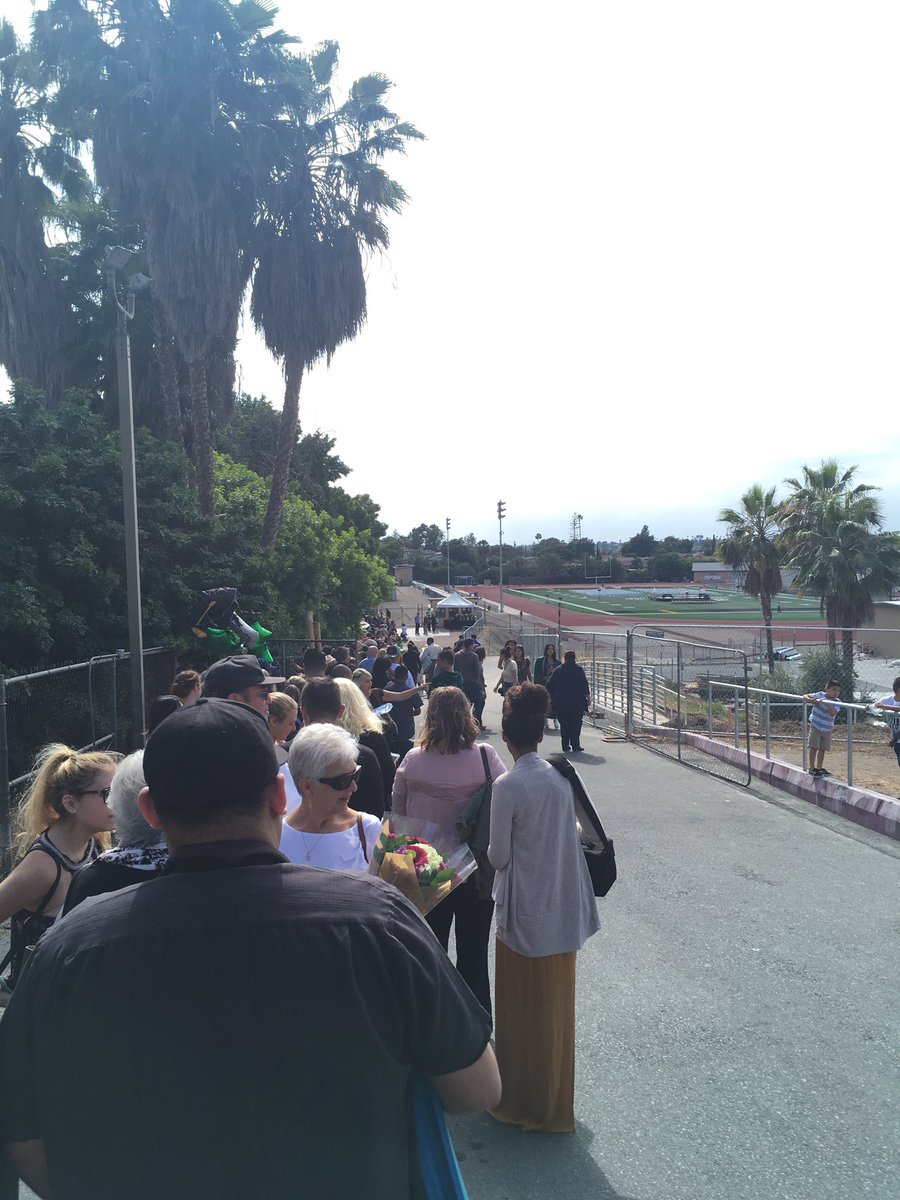 Helix_PTSA's tweet photo. Graduation 2017... Better get in line soon, families! https://t.co/4y3FZlWeGW