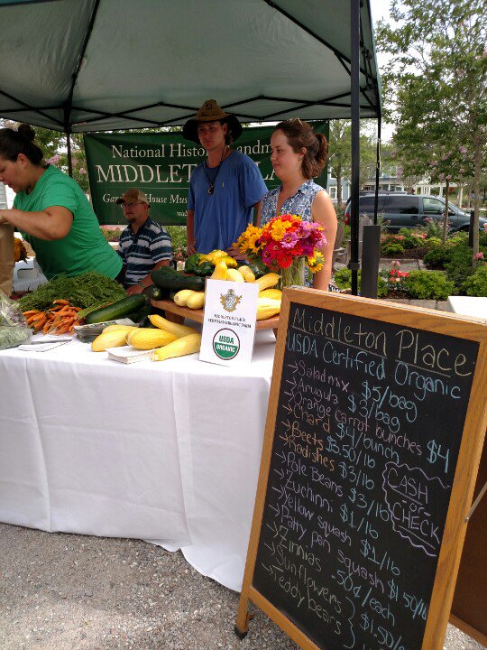 sleepybluekitty's tweet photo. @MiddletonPlace was there with some produce as well.
#travelblogger #wanderlust #summerscorner https://t.co/wUzpm1PHq1