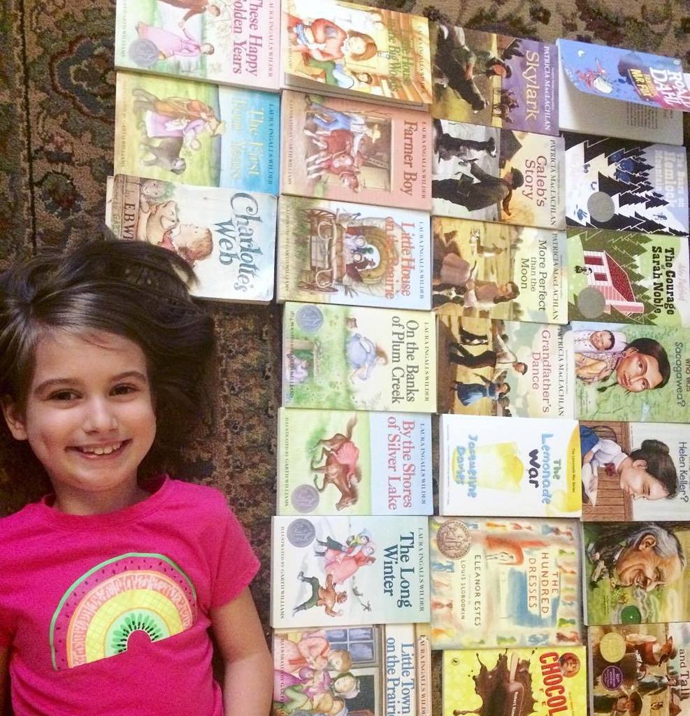 MrsLirette's tweet photo. #summerreading #goals #sheismychild #gettingreadyfor3rdgrade https://t.co/hRq1NJ6FV1