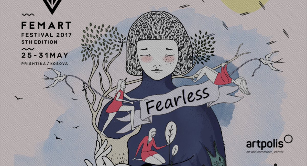 HuxFilm's tweet photo. Thank you #FemArt for having @HuxFilm at your festival in #Kosovo! 
#Fearless #WomenFilmmakers @Mageina #WomenArtists #Hux #HuxFilm https://t.co/oB8JcIgz58