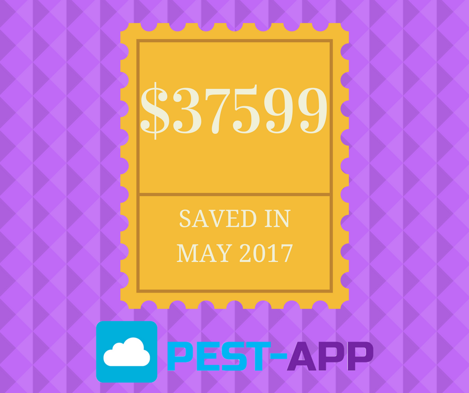 Pest_App's tweet photo. We helped save our Customers, just like you, $37599 this May! We can help your Pest Business start saving too by sending #pestcontrol https://t.co/dBOHWQoV55