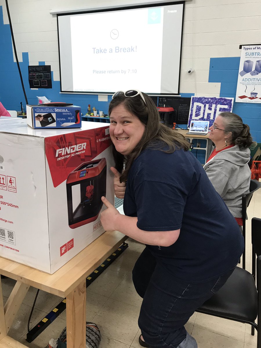 lawinthelibrary's tweet photo. @EastKnoxElem it's ready to come to Cougar Country! #3DforED https://t.co/32cj4AWcCA