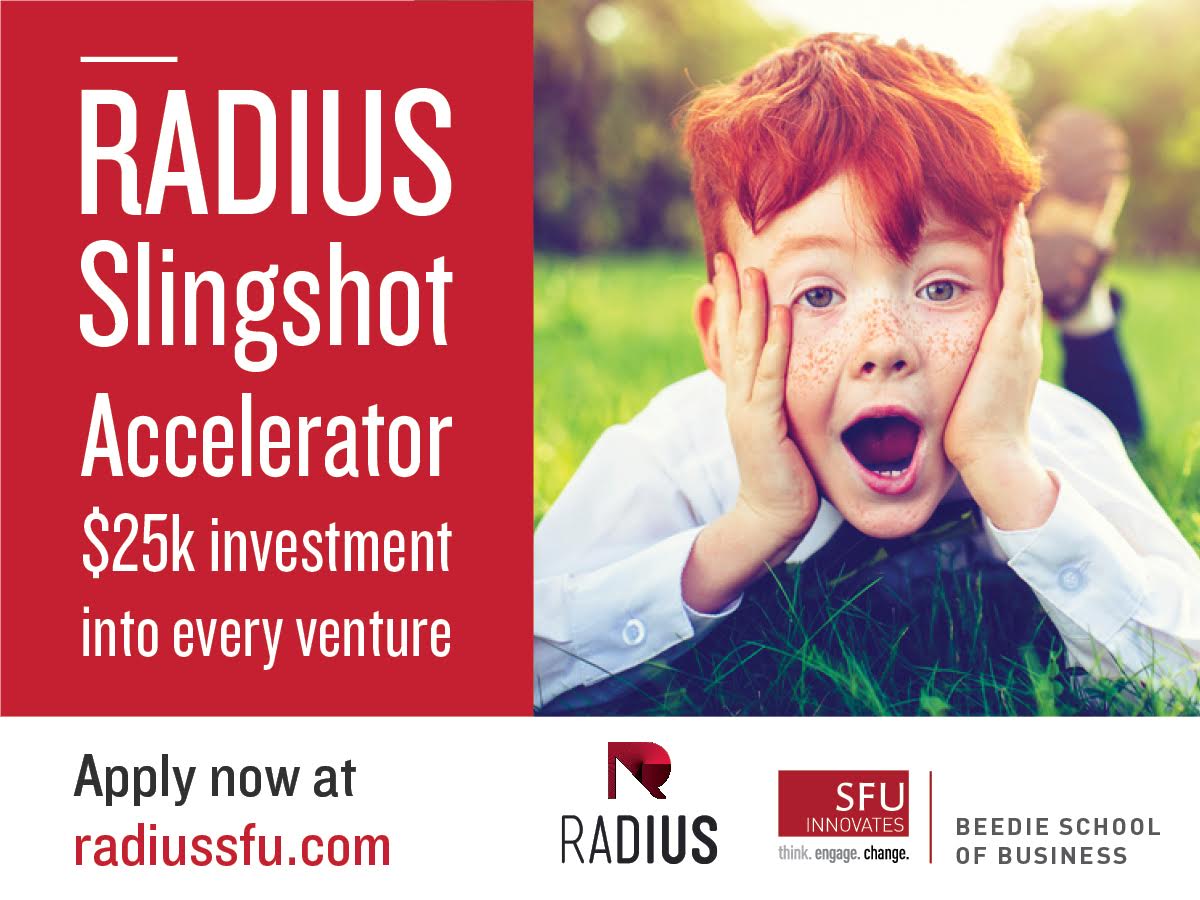 Spread the word! <a href="/RADIUS_SFU/">RADIUS</a> accelerates ventures that help people live healthy lives - APPLY NOW: buff.ly/2qBdBkq #Health #SocInn