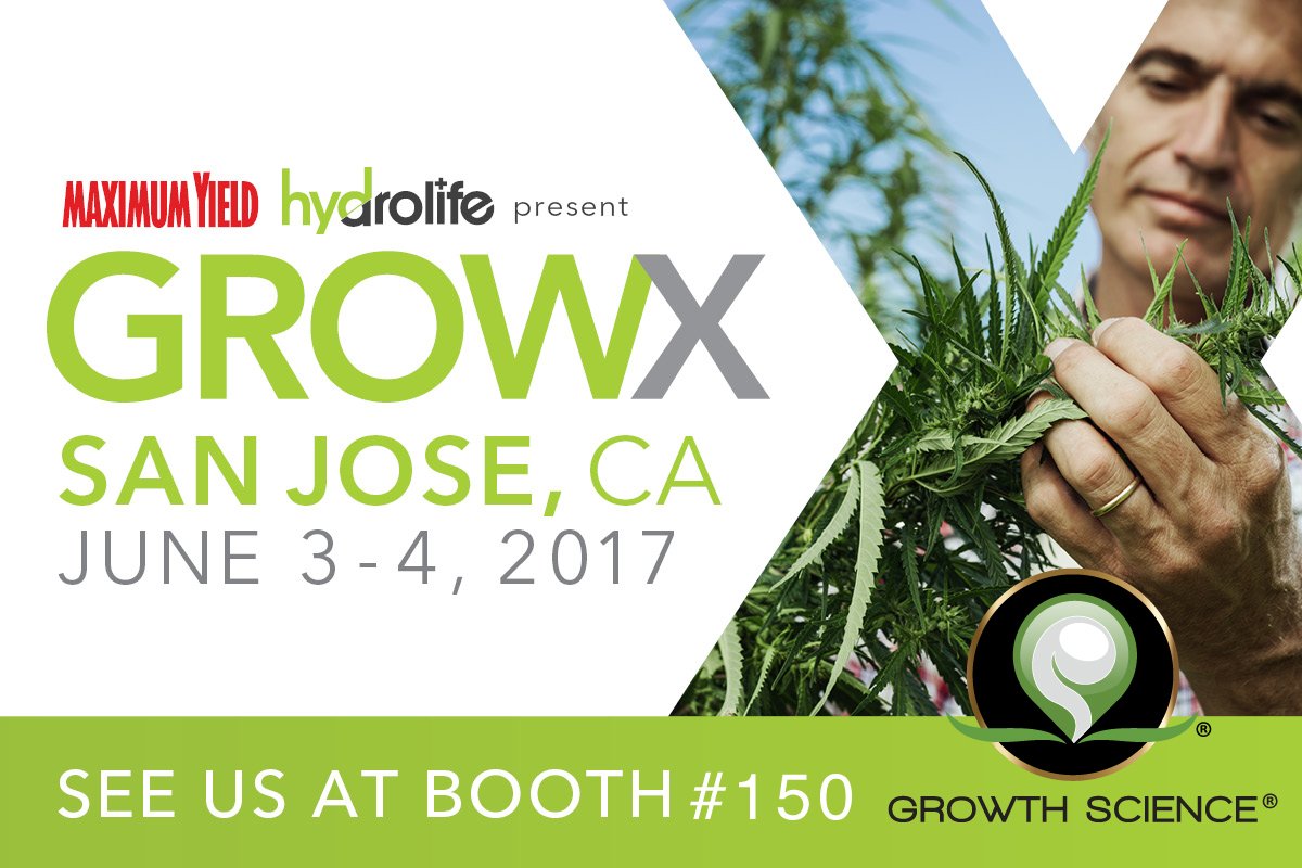 growthscience's tweet photo. Check out #growthscience at #cali 's biggest industry show: #GrowX! Booth150, we have awesome giveaways including a sample pack worth $280! https://t.co/EyPMDd65XI