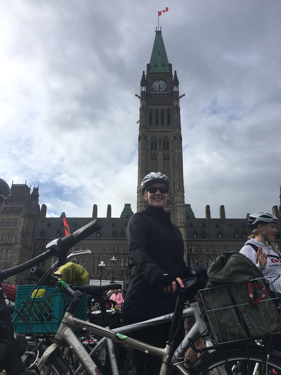 For #bikedayincanada I took part in #bikedayonthehill at Parliament today!