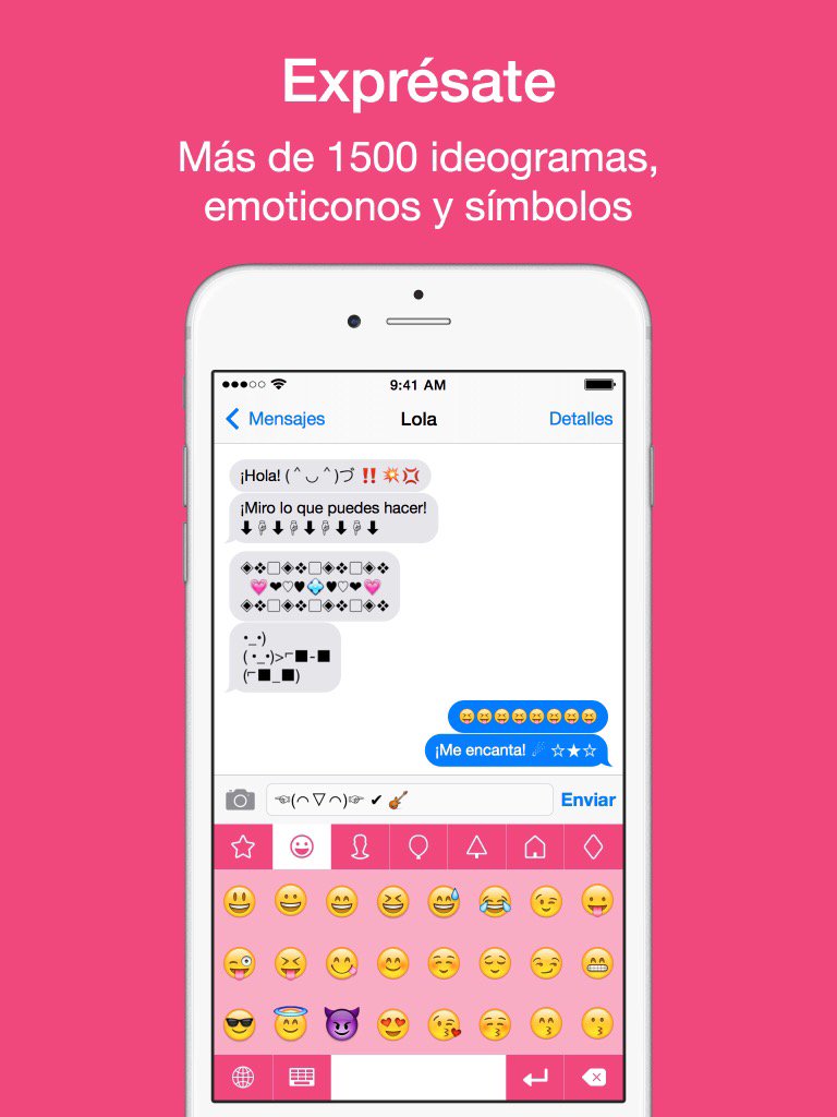 zaida_cisneros's tweet photo. (⌐■_■)Me encanta este nuevo teclado para iOS٩(^ᴗ^)۶❤️★🌟★
☜(⌒▽⌒)☞¡Échale un vistazo!#EmojiKey https://t.co/iqUIvQh17S https://t.co/GcBogNNiUU