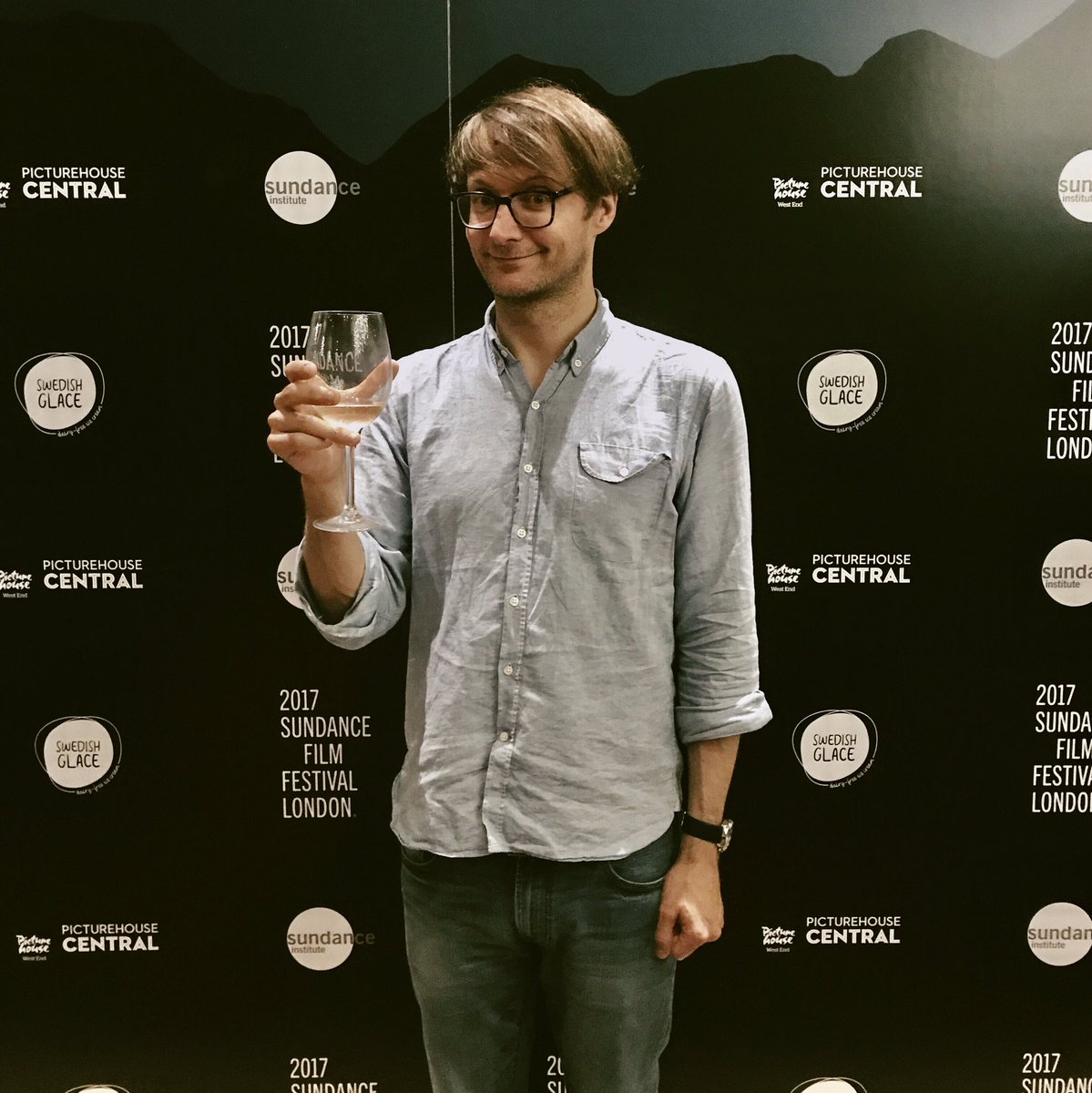 Standing in front of some advertising here at the Sundance Film Festival London #SundanceLondon