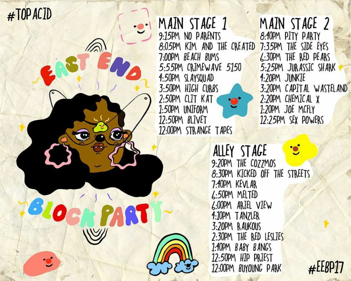 SET TIMES JUST ANNOUNCED!!!! 😎🍐❤