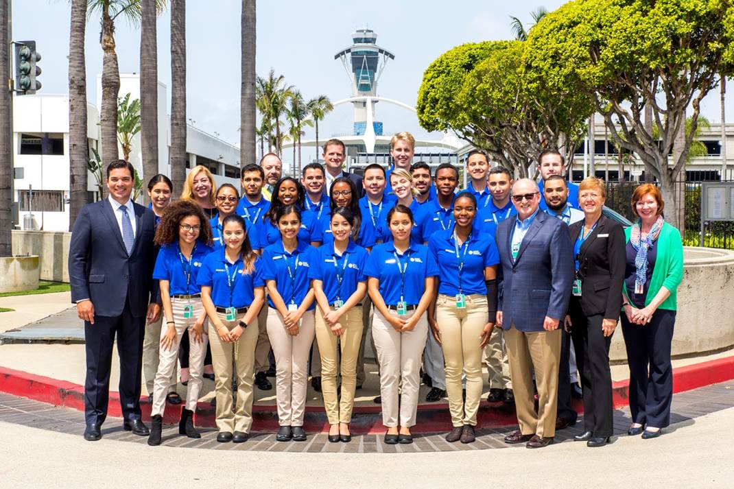 So great to see LAX USA interns start today! # United USA 2017  great job done by all!