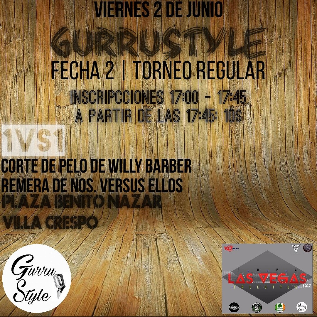 gurrustyle's tweet photo. MAÑANA FECHA 2, PREMIOS DE WILLY BARBER, SLM RECORDS Y NOS. VERSUS ELLOS. SUMA PUNTOS PARA LA COPA VEGAS. RT así somos muchos! https://t.co/3NuPPYCRyW