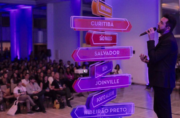 No domingo faço as malas com os amigos da @ResDigitais para palestrar em Belém (05), em Recife (07), Salvador (09) e BH (21).