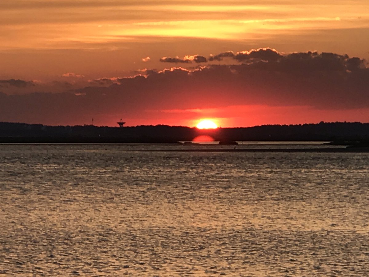 Beautiful Chincoteague sunset tonight