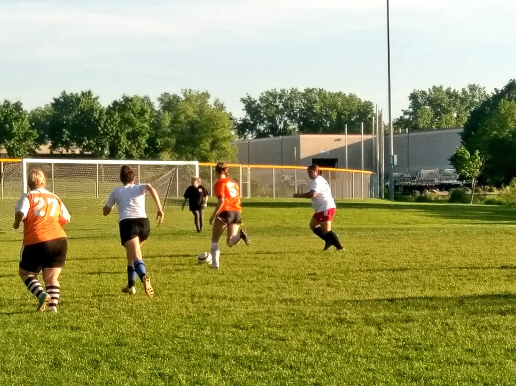knelson92's tweet photo. It's too hot and sunny to be running like this #soccer #womenleague #hotinminnesota #sweatingbullets https://t.co/cwNcrVKFZw