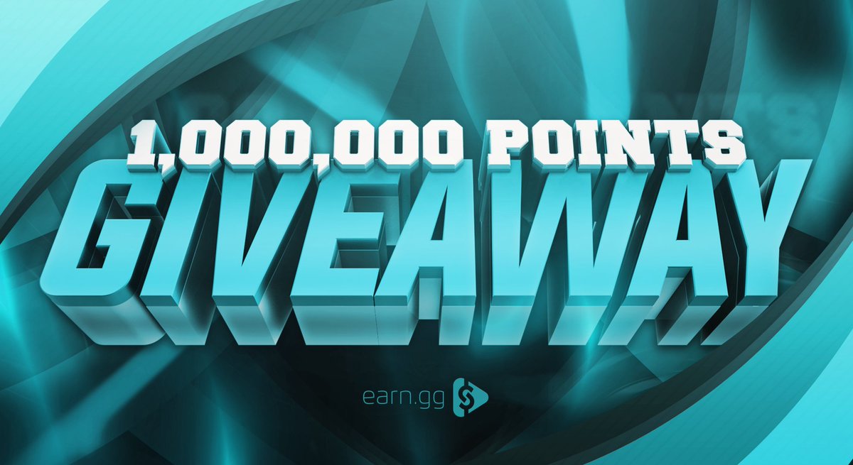 elootgg's tweet photo. 1 MILLION POINT GIVEAWAY: RT + Follow to enter... Drawn in 24 hours! https://t.co/QkOhPvz4Wr