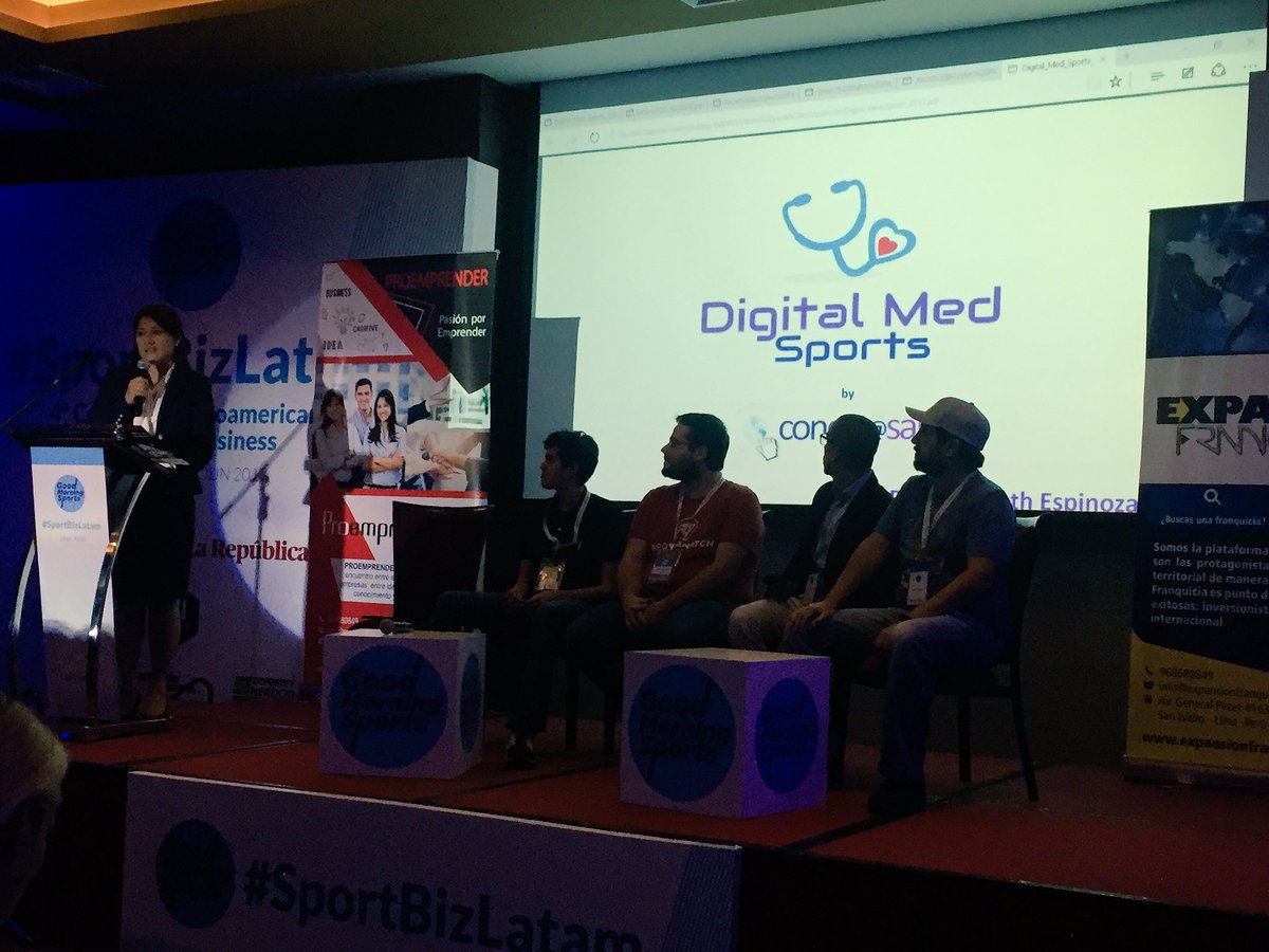 ConectSalud's tweet photo. Ahora #DigitalMedSports de #ConectaSalud presentando en el Congreso Latinoamericano #SportsBizLatam https://t.co/TtZeczrQTk