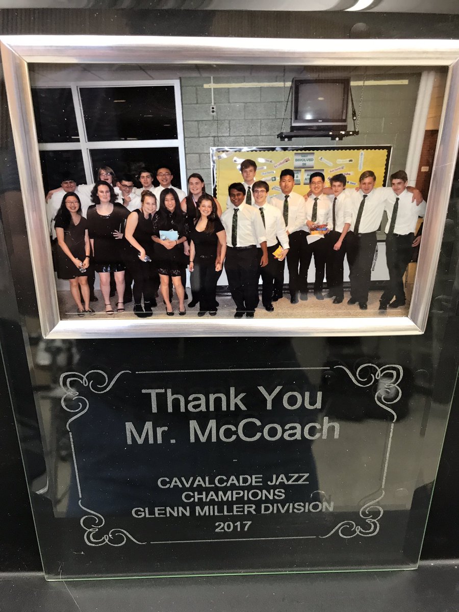 mhsbands15's tweet photo. The @Methacton High School Jazz Ensemble gave me a really cool gift tonight. Thanks guys! #champs https://t.co/1kdlFGEsrY