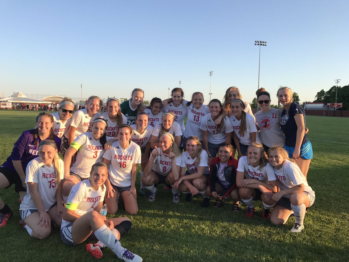 NateNwerner's tweet photo. Great job NHS Girls Soccer Team on their 7-0 win over FDL in the WIAA Regional Semi-Final tonight 🚀⚽️!! https://t.co/ZxoOlo9cQg